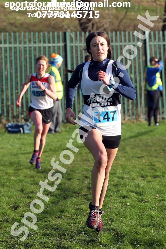 Senior womens 2020 Birtley Cross Country Relay, County Durham.  Photo: David T. Hewitson/Sports for All Pics